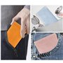 LiJuanWang Étuis à Lunettes,3 Pièces Etui Lunettes Souple en Cuir,Étui à Lunettes de Soleil,Pochette Lunettes,Pochette de lunett