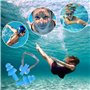 Elastique De Nage Piscine - Ceinture Elastique Natation réglable - 4 m - pour Piscine - pour Enfants et Adultes (avec Bouchons d