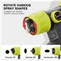 Pistolet à Peinture, DEWINNER Pulvérisation de 550W, Débit réglable à Réservoir de 1000ML Détachable, électrique 3 nozzles Débit