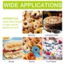 4 Pièces Stylo à Ecrire en Silicone Crème, 4 Couleurs Seringue Gâteau, Douille Patisserie Reutilisable, Stylo Patisserie avec 16
