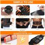 WARDBES Electrostimulateur Musculaire, Ceinture Abdominale Electrostimulation, EMS Stimulateur Musculaire Electrique, EMS Abdomi