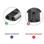 12V 0.4A Chargeur pour Braun Rasoir électrique Série 9 7 5 3 1 Remplacement Cordon d'Alimentation, 3000s 3040s 340s 390cc 5190cc