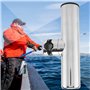 Jadeshay Support Canne a Peche Bateau, Réglable Supports Cannes en Acier Inoxydable Porte Canne Bateau pour Rails pour Rails 1" 