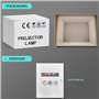HFY marbull EC.J9000.001 Lampe Ampoule bulbe de Remplacement avec boîtier pour Acer X1130 X1130K X1130P X1130PA X1130S X1230 X12