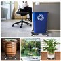UCAMP Porte Plante a roulettes Réglable 40-48cm,Support Plante avec Roues Pivotantes à 360°,Capacité de Charge Maximale 300KG,Su