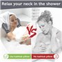 UCAMP Oreiller de Bain,Coussin de Bain avec Technologie 4D-Air-Mesh et 6 ventouses,Coussin Baignoire pour la tête,Le Cou,Le Dos 