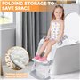 UCAMP Reducteur Toilette Enfant, Rehausseur Toilette Enfant Toilette Abattant WC avec Reducteur Enfant, Adaptateur Toilette Enfa
