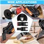 KIMIGO 34 Pcs Lames de Scie Oscillantes,Outil Multifonction Accessoires Kit,Ensemble de Lames de Scie Multi pour Plastique,Bois,