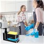 KIMIGO Distributeur de Savon 2 en 1,Distributeur de Détergent et Organisateur d'Évier avec Plateau Antidérapant,Support pour Chi