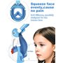 KIMIGO Masque de Plongée Enfants Intégral,Masque Snorkeling Plein Visage 180°HD Anti Buée Anti Fuite pour Kinds Système de Jouet