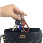 10 Pièces Porte Clefs Tressé,pour Porte-clés de Voiture en Tressé Multicolore Porte-clés,Idéal pour Clés de Voiture et Maison, H
