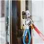 10 Pièces Porte Clefs Tressé,pour Porte-clés de Voiture en Tressé Multicolore Porte-clés,Idéal pour Clés de Voiture et Maison, H