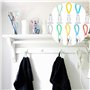 CUIDAKJ 10Pcs Pince Serviette,Crochet Torchon,Attache Torchon Cuisine,Clips Torchon Multicolores, Métal Clips de Cuisine Suspend