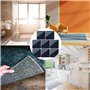 8 Pcs Anti Derapant Tapis,Tapis Antidérapant Autocollants,Anti Glisse Tapis,sous-Tapis Antidérapant,Anti Curling Carpet Grippers
