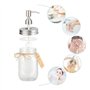 1 Piece Pompe Savon, Tête de Pompe avec Tuyau, Embout de Rechange en INOX pour Distributeur Savon Liquide Standard 28/400, à Fin