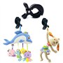 6 Pièces Pince Poussette,Accessoires Poussette Universelle Antiglissantes Pince Crochets de Couverture,Clips Housse de Siège de 