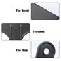 3 Pièces Spatule Plastique,1,5/3/6 Taille Spatule Peinture Grattoir Plastique,Couteau à Mastic de Spatule en Outil de Grattoir d
