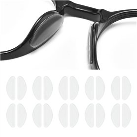 KMKANPO 10 Paires 15mm Forme de D Plaquettes de nez