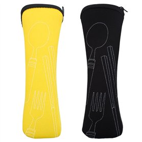 JJHXM 2 Pièces 20 * 6.5cm Boite a Couvert transportable