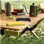 JJHXM 2 Pièces 20 * 6.5cm Boite a Couvert transportable,Couverts Lunch Box avec Fermeture éclair,Set Couverts Voyage,pour Campin