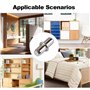 Lot de 20 Support Etagere,Consoles et Taquets pour étagères Taquet Etagere Cheville Support Etagere,Fixation Etagere Supports D'