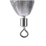Plomb de pêche avec Émerillons Fishing Plomb Accessoires de pêche en Plomb - 1set(10g/15g/20g/ 30g) Plomb Sinkers de Pêche pour 