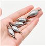Plomb de pêche avec Émerillons Fishing Plomb Accessoires de pêche en Plomb - 1set(10g/15g/20g/ 30g) Plomb Sinkers de Pêche pour 