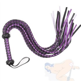 Fouet à pompon violet