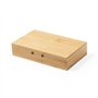 Jeu de Dominos de 28 pièces pour Enfants et Adultes dans Un étui Individuel Robuste en Bambou laqué avec Fermeture magnétique et