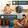 Mini Radiateur Soufflant à Économie d'Énergie Chauffage Soufflant Électrique Radiateur Soufflant Chauffage d'appoint 1500W Avec 