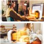 Mini Radiateur Soufflant à Économie d'Énergie Chauffage Soufflant Électrique Radiateur Soufflant Chauffage d'appoint 1500W Avec 