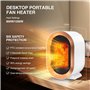 Mini Radiateur Soufflant à Économie d'Énergie Chauffage Soufflant Électrique Radiateur Soufflant Chauffage d'appoint 1500W Avec 