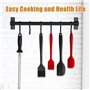 KitsKap Lot de 2 pinceaux à badigeonner en silicone pour huile, barbecue, grill, cuisson de sauce, passe au lave-vaisselle (Roug