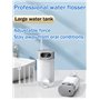Jet Dentaire Hydropulseur Portable, 300 ML Water Flosser avec 5 Modes de Pression d'eau et 4 Embouts Remplaçables Étanche IPX7 P