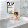 GIDWRIY Filet Jouet Bain Bebe,Rangement Jouet Bain Ee 2 X Crochets Adhésifs,Filet Jouet de Stockage,Organisateur Jouet Bain,File