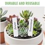 YZROHYI 300 Pièces Étiquettes en Plastique pour Plantes,Etiquette Semis Réutilisable,Étiquette Jardinage Blanche,Etiquette de Pl