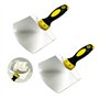 YZROHYI 2 PCS Spatule Enduit Courbé 151 MM
