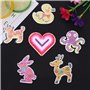 YZROHYI Lot de 15 Plaque Perle a Repasser 5 mm,Support Transparent Perle à Repasser Animal,Panneaux PerforéS Pour Perles,Kit Art