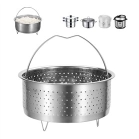 GIDWRIY Panier Cocotte Minute en Acier Inoxydable 17.5 cm