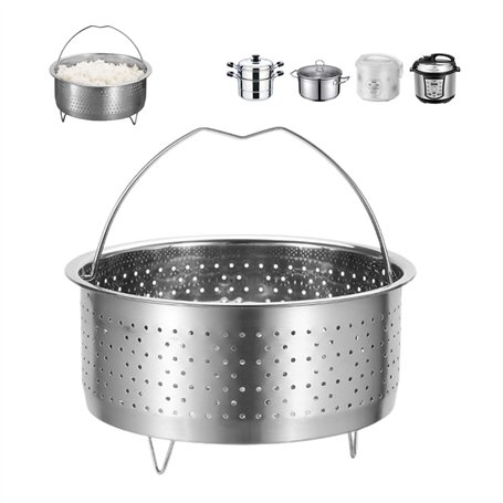 GIDWRIY Panier Cocotte Minute en Acier Inoxydable 17.5 cm