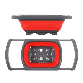 Itian Passoire Pliable en Silicone - avec Une poignées réglables pour Adapter à Tous Les puits