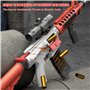 SK MISS Pistolet Jouet pour Enfants, Pistolet Jouet Electrique avec kit Daccessoires, Pistolet Mitraillette Enfant Sniper Blaste
