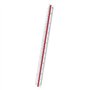 UQMIQURA Règle à échelle de 30 cm, règle à échelle en plastique, échelle triangulaire, règle triangulaire, échelles métriques 1: