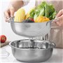 Refroidisseur de cuisine 3pcs, refroidisseur en acier inoxydable avec poignée, kit refroidisseur de cuisine micropore (16/22/28 