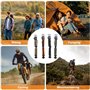 Bracelets de Survie en Paracorde, Bracelet Paracorde Survie pour Homme Femme, 5 in 1 Allume-feu en silex et Acier, Sifflet, Bous