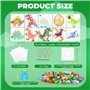 Zeawavsl Kit De Perles à Repasser, 1000 PièCes de Perles à Repasser de 10 mm, 10 Motifs et 3 Papier à Repasser, CréAtive Perl Se