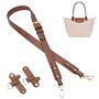 POFIBO Bandouliere pour Sac pour Longchamp - Sangle pour Sac avec 2 Adaptateurs pour Bandoulière
