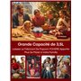 FOHERE Machine à Pop Corn, Machine a Pop Corn 3,5 L Pour la Maison, Popcorn Machine électrique Avec Sucre et Huile, Revêtement A