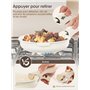 FOHERE Casseroles et Poêles, Casseroles avec Poignée Amovible, antiadhésive revêtement céramique anti-adhésif, Poele 20cm/28cm, 