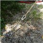 Fixations d'ombrage de Voile Tente Corde Résistante Ressort Trampoline 4 Pièces Métal Accessoires Ressorts pour Le Camping en Pl